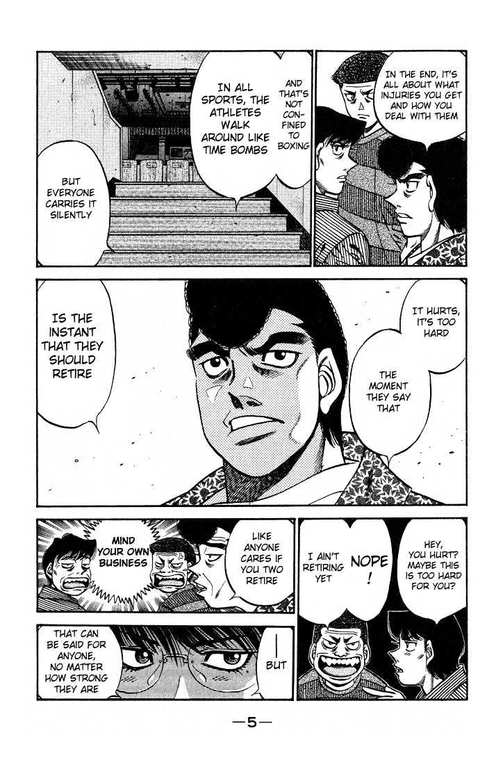 Hajime no Ippo Chapter 503 page 6 - Chapter 503 : Cap of memories