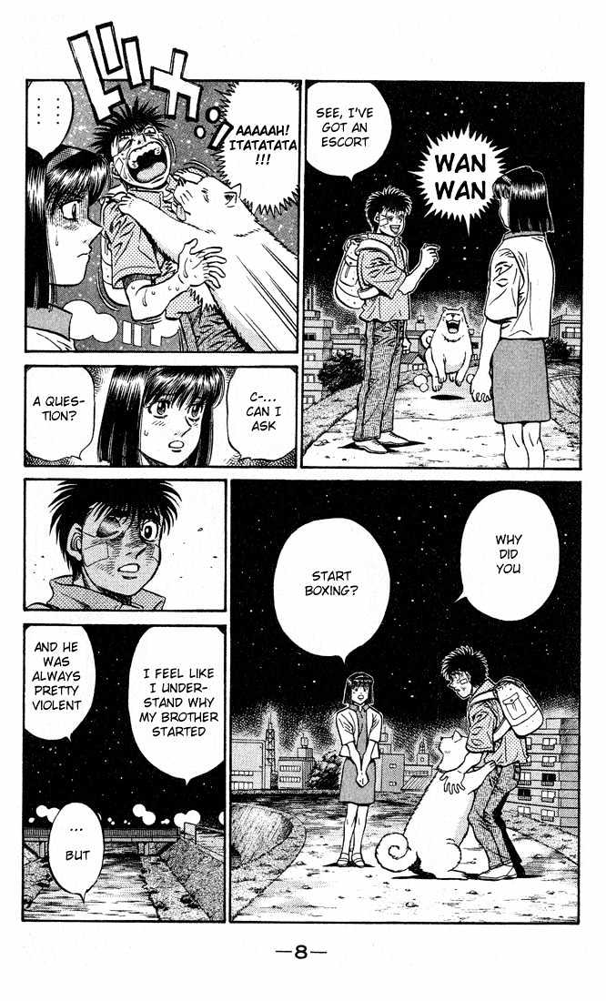 Hajime no Ippo Chapter 503 page 9 - Chapter 503 : Cap of memories