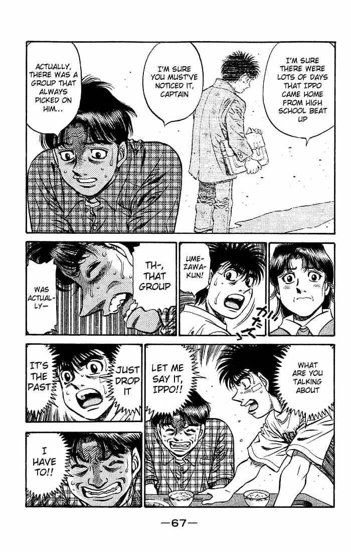 Hajime no Ippo Chapter 506 page 13 - Chapter 506 : Umezawa-kuns's Decision