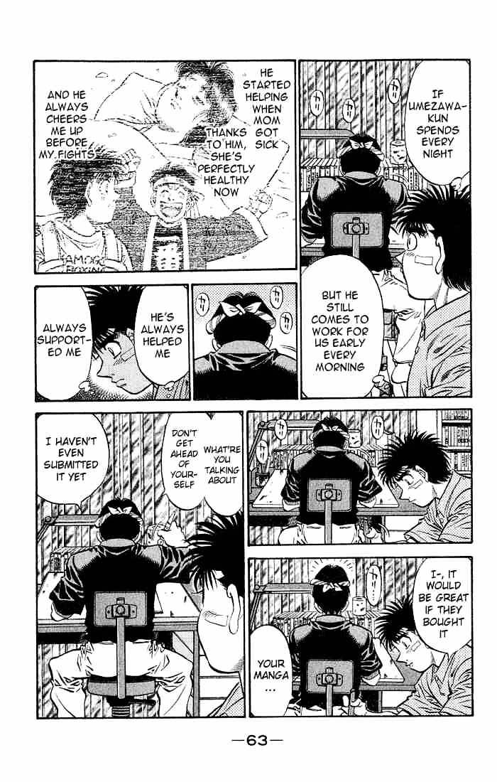 Hajime no Ippo Chapter 506 page 9 - Chapter 506 : Umezawa-kuns's Decision