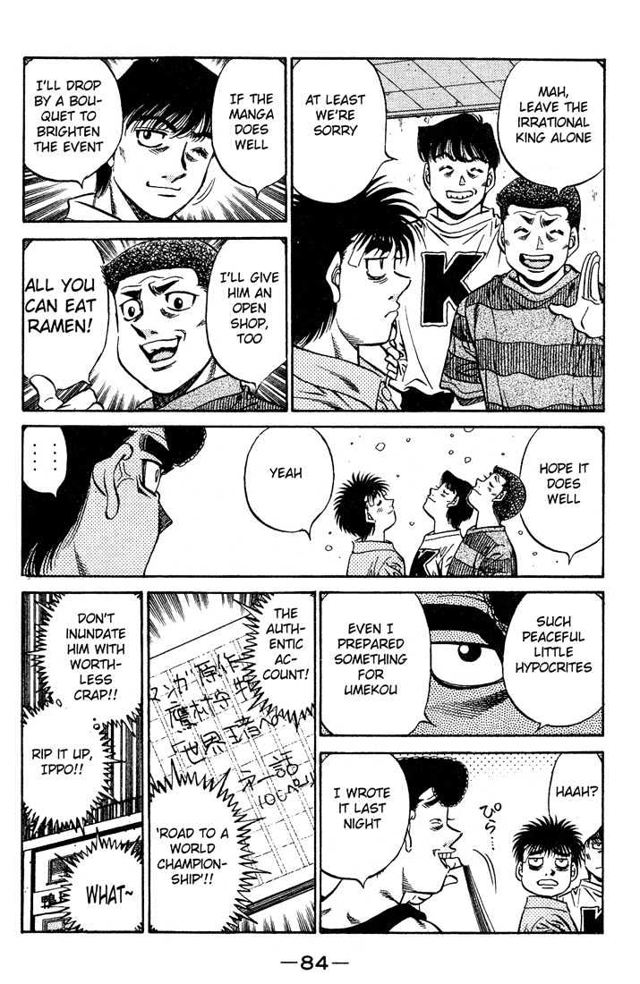 Hajime no Ippo Chapter 507 page 14 - Chapter 507 : Words that give you strength