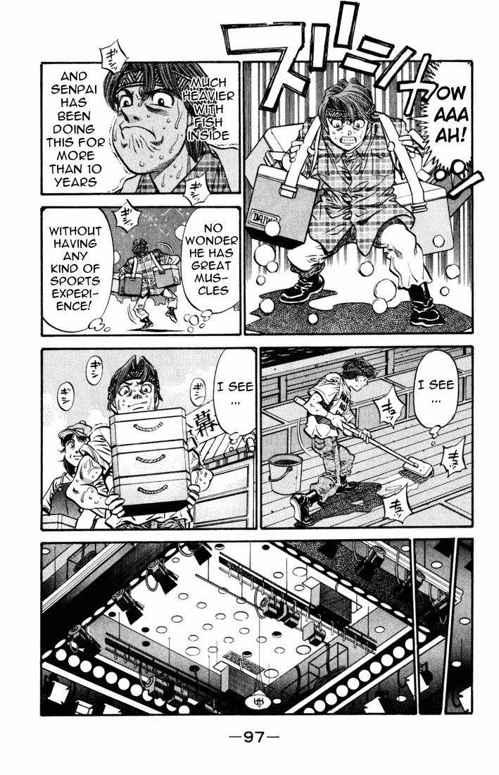 Hajime no Ippo Chapter 508.2 page 11 - Chapter 508 v2 : 'Fishing Boat Makunouchi's Gym