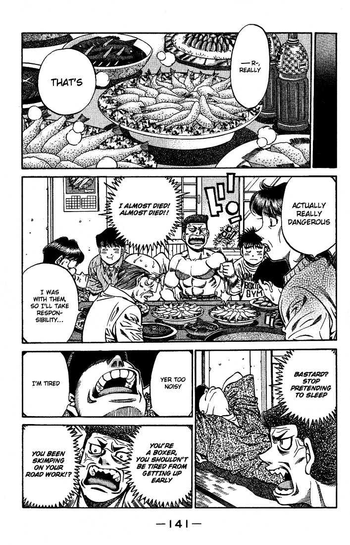 Hajime no Ippo Chapter 510 page 15 - Chapter 510 : Winds! The fishing boat Makunouchi!