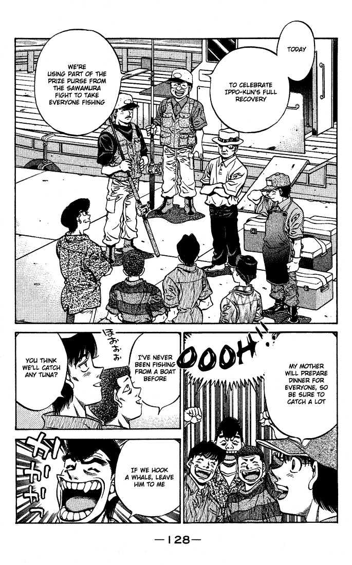 Hajime no Ippo Chapter 510 page 2 - Chapter 510 : Winds! The fishing boat Makunouchi!