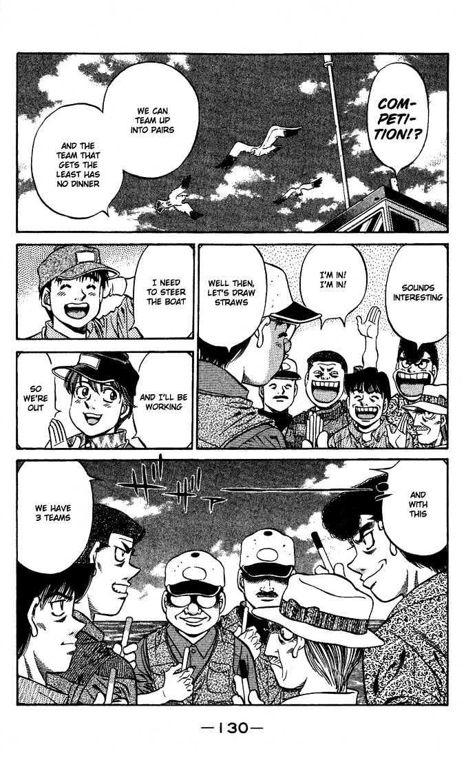 Hajime no Ippo Chapter 510 page 4 - Chapter 510 : Winds! The fishing boat Makunouchi!
