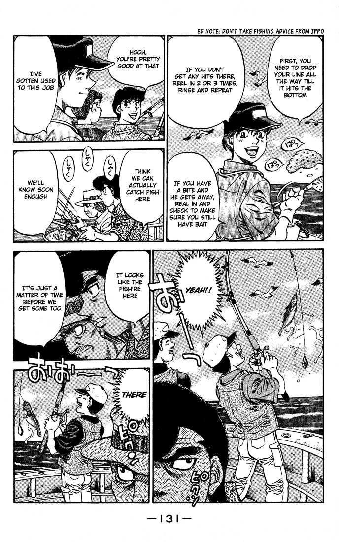 Hajime no Ippo Chapter 510 page 5 - Chapter 510 : Winds! The fishing boat Makunouchi!