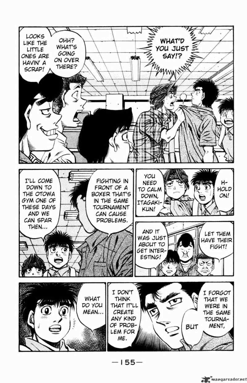 Hajime no Ippo Chapter 511 page 10 - Chapter 511 : Komagawa's Strange Declaration of War