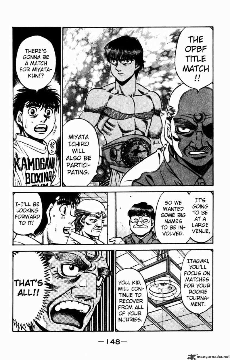Hajime no Ippo Chapter 511 page 4 - Chapter 511 : Komagawa's Strange Declaration of War