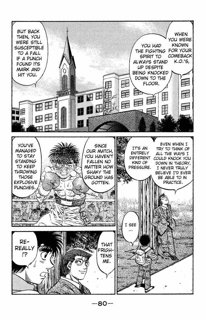 Hajime no Ippo Chapter 517.2 page 4 - Chapter 517 v2 : Sanada's Advice