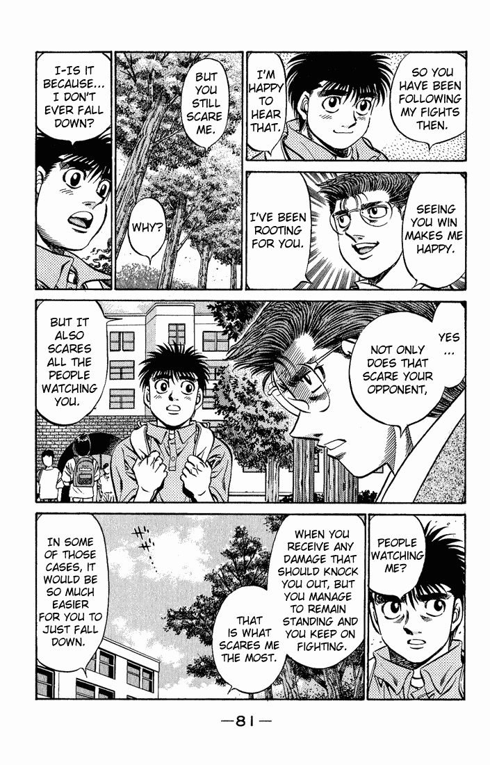Hajime no Ippo Chapter 517.2 page 5 - Chapter 517 v2 : Sanada's Advice