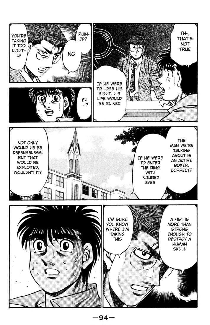 Hajime no Ippo Chapter 518 page 2 - Chapter 518 : Responsibility for the forfeited fight