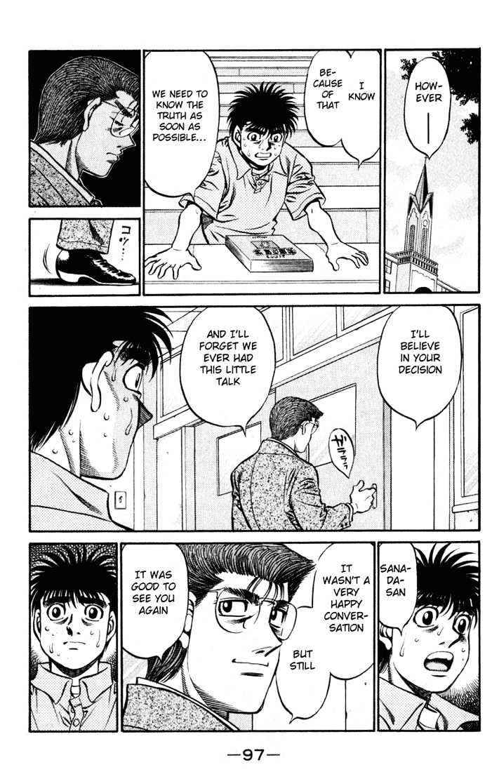 Hajime no Ippo Chapter 518 page 5 - Chapter 518 : Responsibility for the forfeited fight
