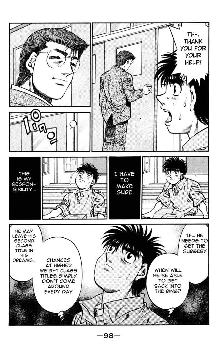 Hajime no Ippo Chapter 518 page 6 - Chapter 518 : Responsibility for the forfeited fight