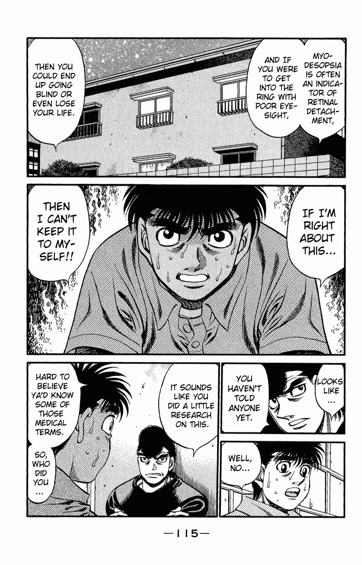 Hajime no Ippo Chapter 519.2 page 3 - Chapter 519 v2 : Hawk's Eye