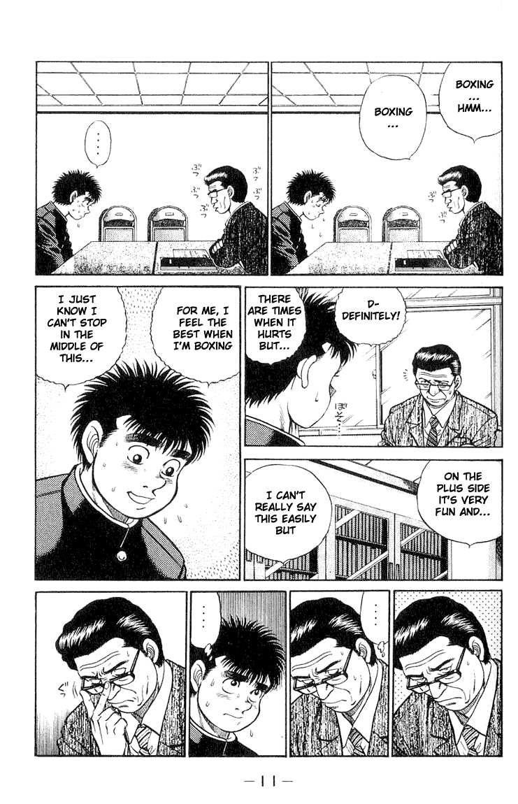 Hajime no Ippo Chapter 52.2 page 10 - Chapter 52 v2 : Conference About the Future