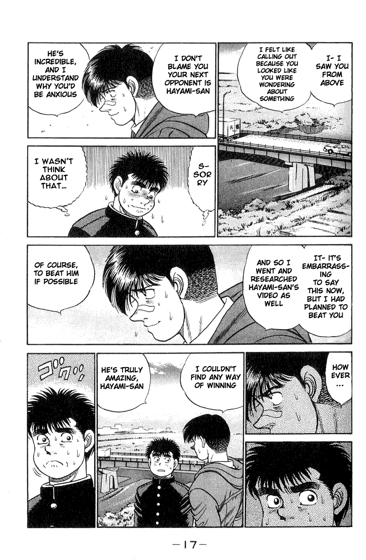 Hajime no Ippo Chapter 52.2 page 16 - Chapter 52 v2 : Conference About the Future