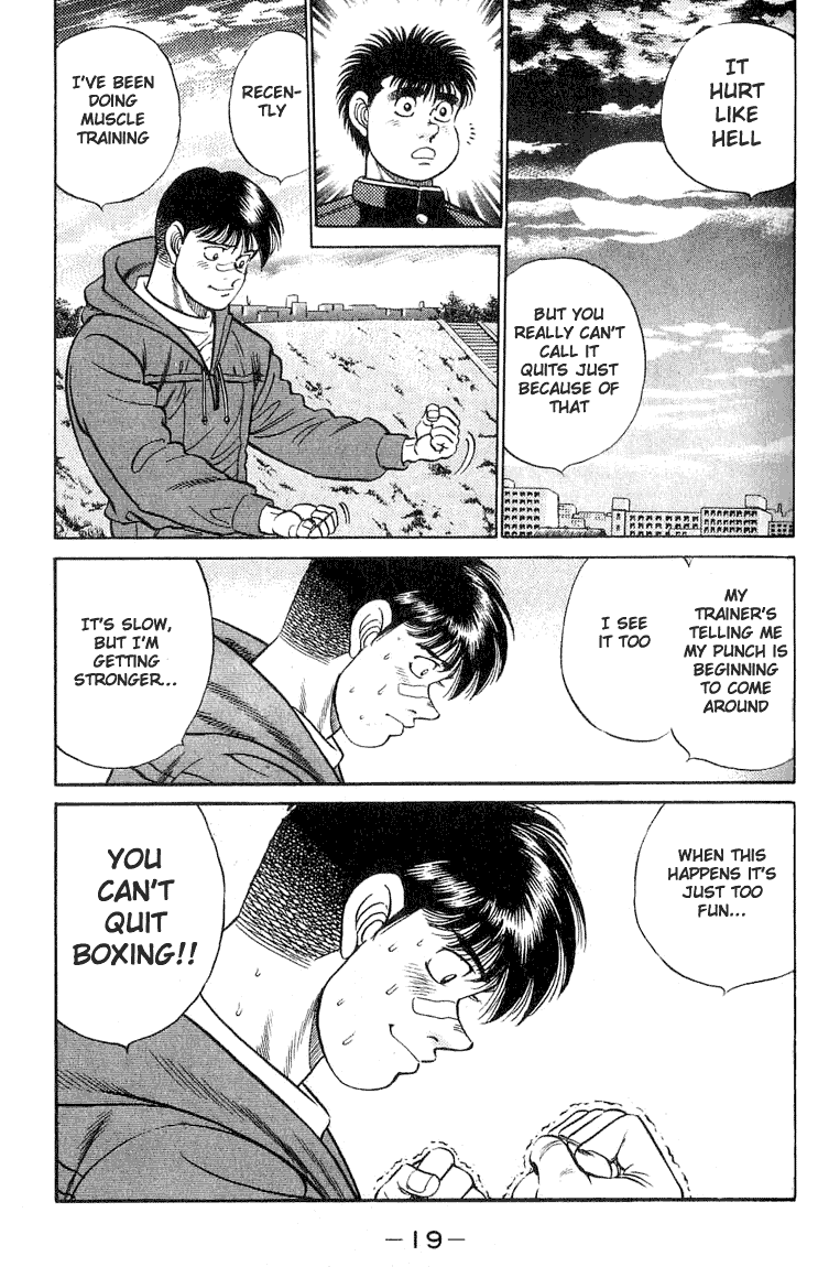 Hajime no Ippo Chapter 52.2 page 18 - Chapter 52 v2 : Conference About the Future