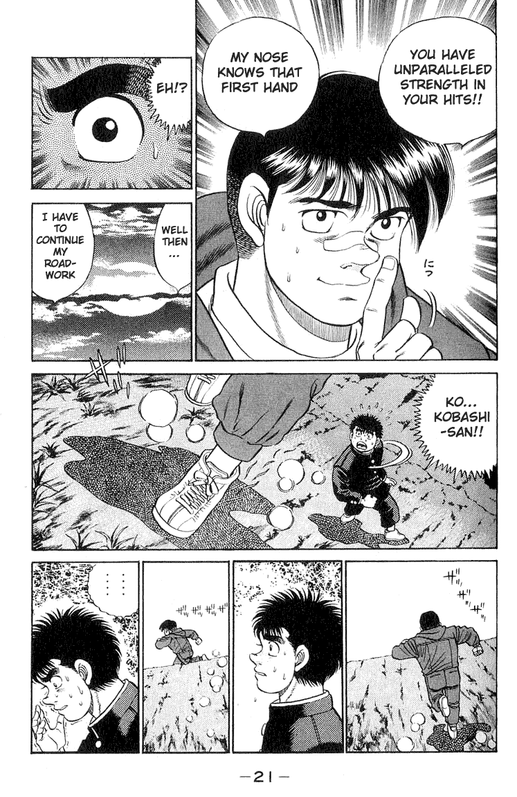 Hajime no Ippo Chapter 52.2 page 20 - Chapter 52 v2 : Conference About the Future