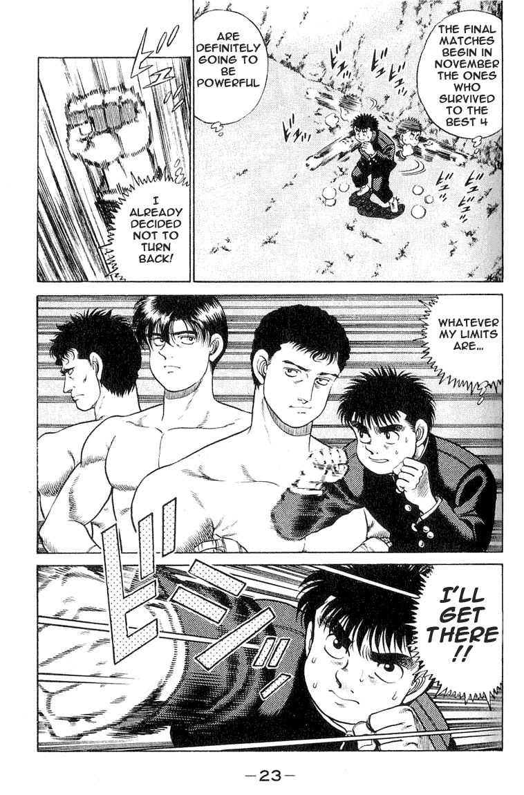 Hajime no Ippo Chapter 52.2 page 22 - Chapter 52 v2 : Conference About the Future