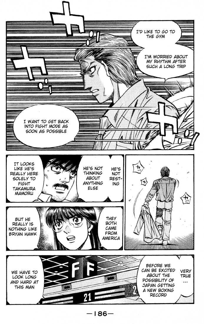 Hajime no Ippo Chapter 522 page 18 - Chapter 522 : Golden eagle