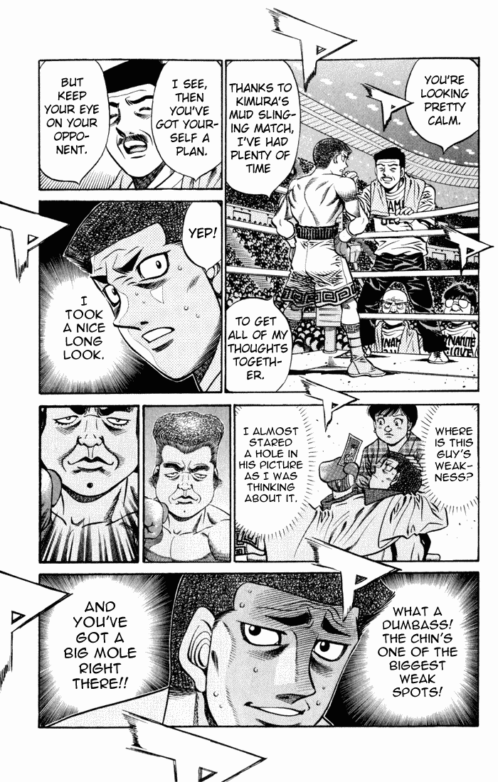 Hajime no Ippo Chapter 527.2 page 3 - Chapter 527 v2 : Papaya's True Colors