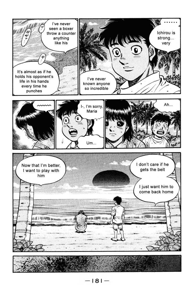 Hajime no Ippo Chapter 532 page 11 - Chapter 532 : Incomplete evolved counter
