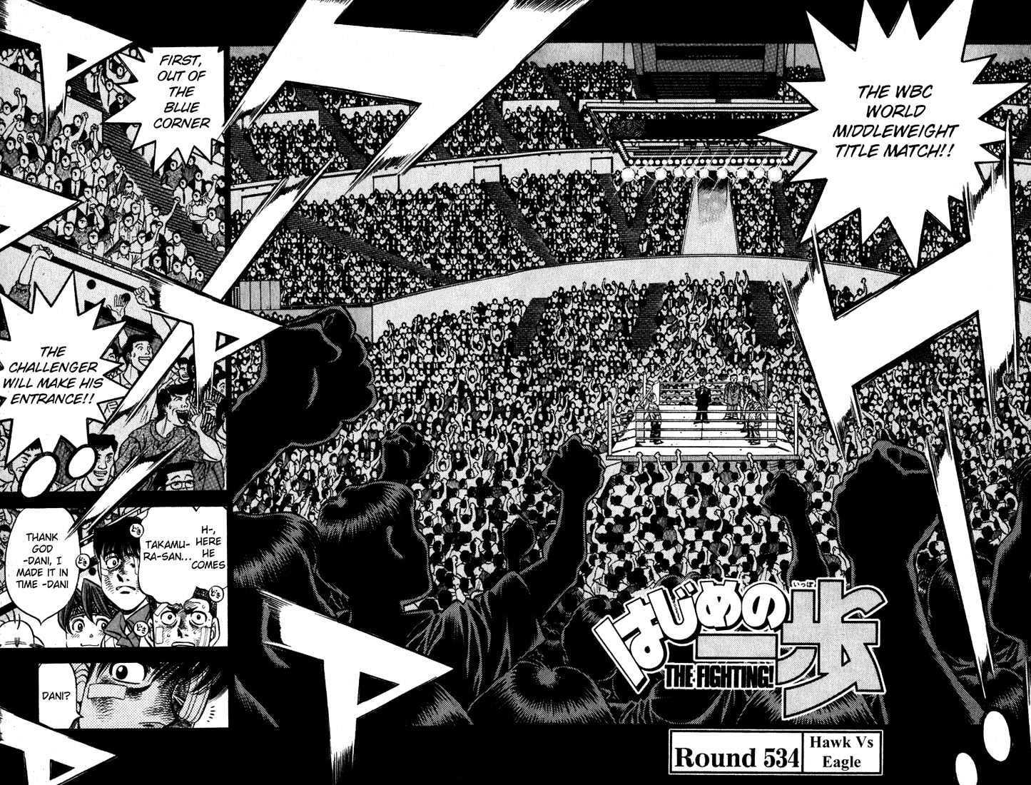 Hajime no Ippo Chapter 534 page 2 - Chapter 534 : Hawk vs. Eagle