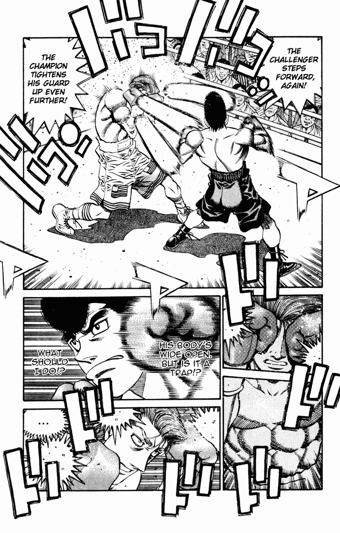 Hajime no Ippo Chapter 536.2 page 4 - Chapter 536 v2 : An Ominous Pressure