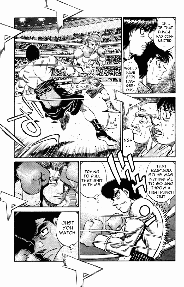 Hajime no Ippo Chapter 536.2 page 9 - Chapter 536 v2 : An Ominous Pressure