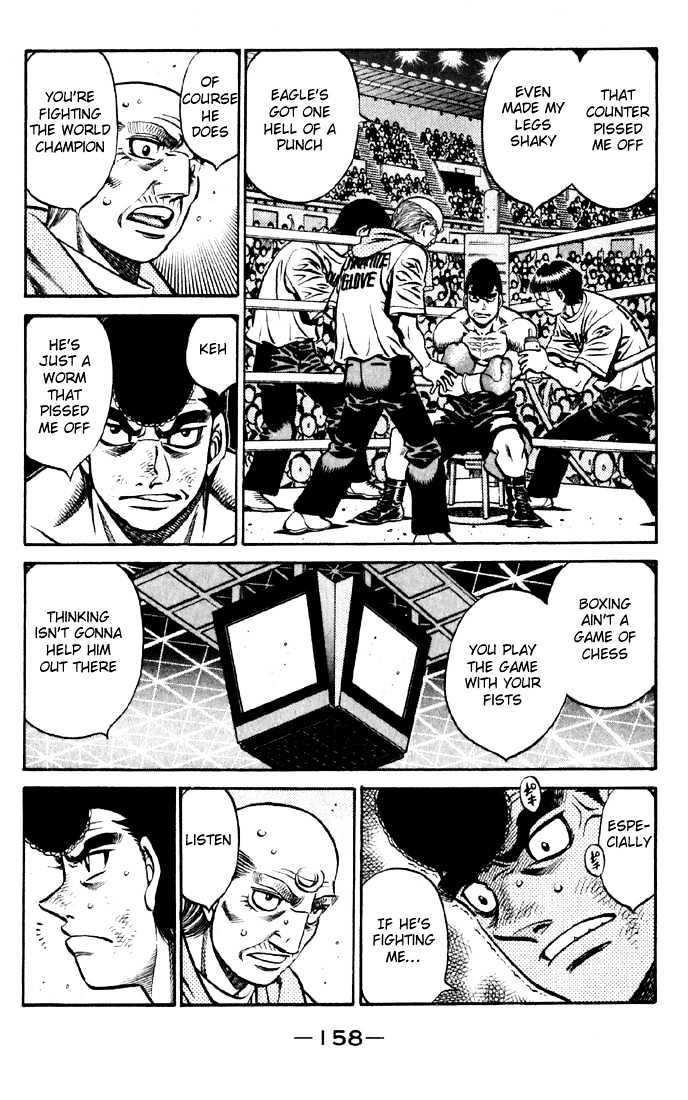 Hajime no Ippo Chapter 540 page 12 - Chapter 540 : Rough vs. reason