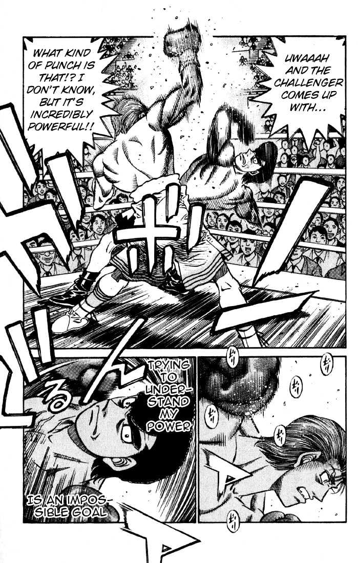 Hajime no Ippo Chapter 540 page 3 - Chapter 540 : Rough vs. reason