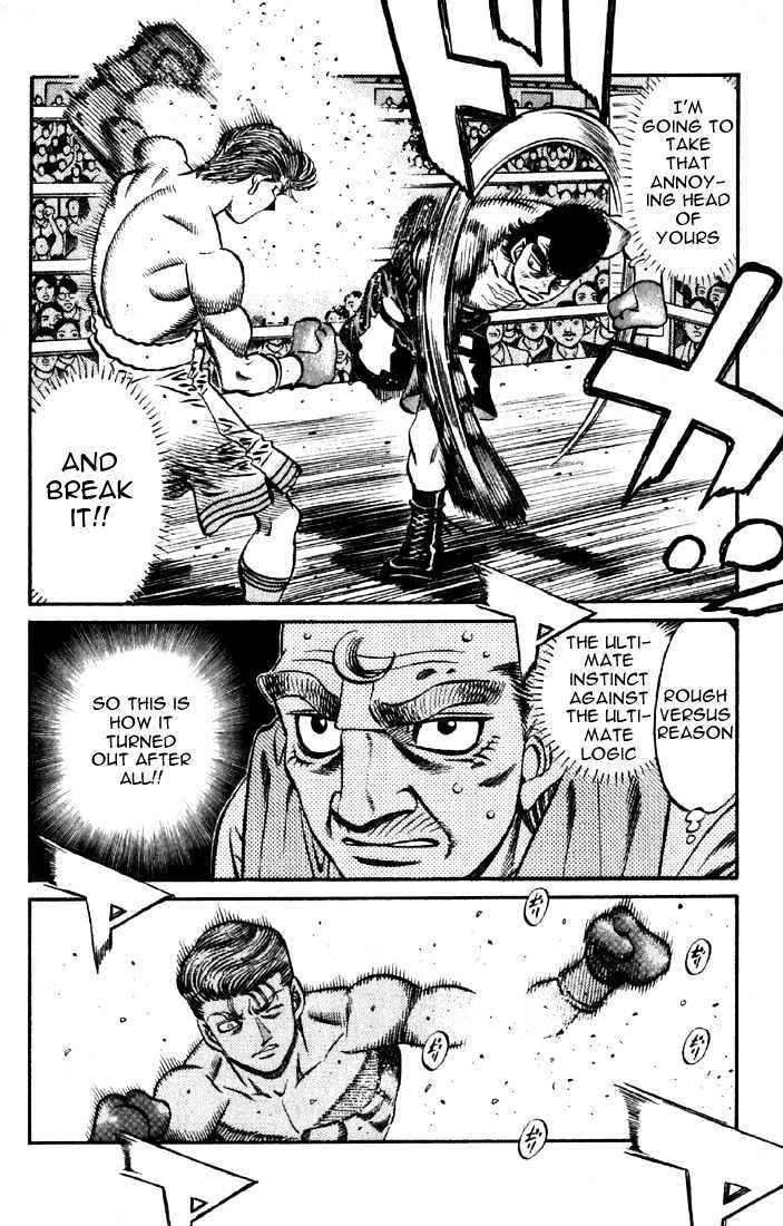 Hajime no Ippo Chapter 540 page 4 - Chapter 540 : Rough vs. reason