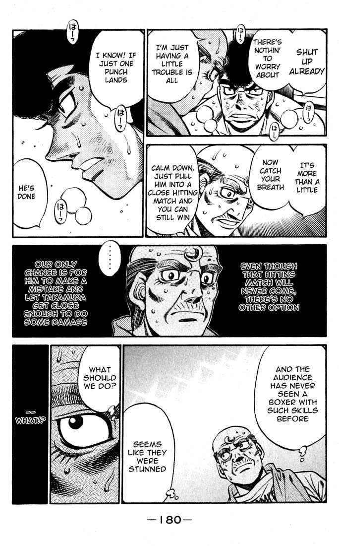 Hajime no Ippo Chapter 541 page 14 - Chapter 541 : Caged hawk