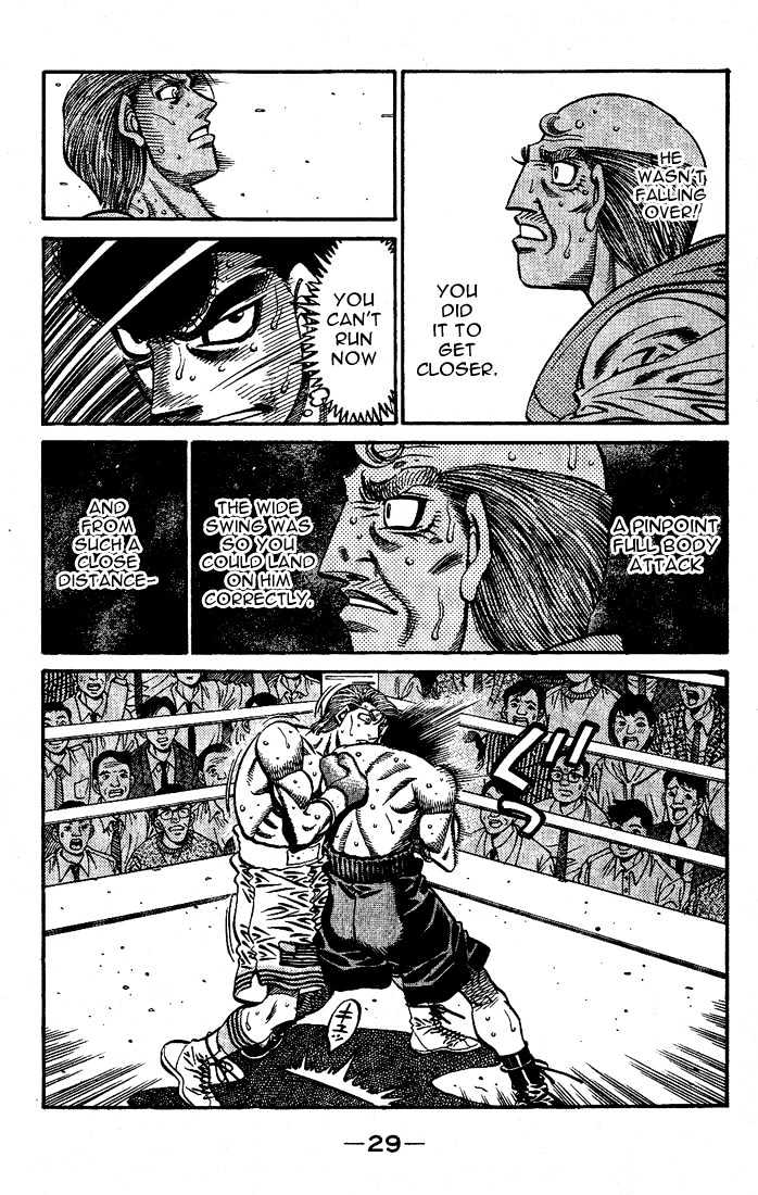 Hajime no Ippo Chapter 543 page 11 - Chapter 543 : Inescapable distance