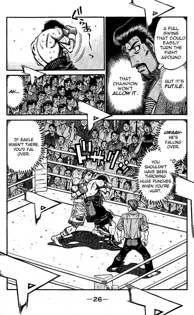 Hajime no Ippo Chapter 543 page 8 - Chapter 543 : Inescapable distance