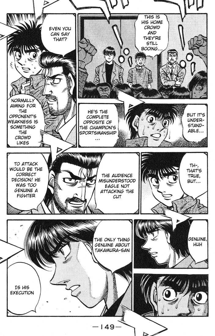 Hajime no Ippo Chapter 550 page 11 - Chapter 550 : Bloody brawl
