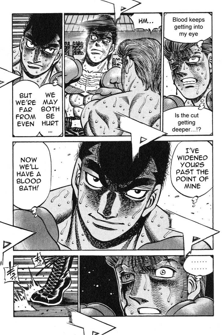 Hajime no Ippo Chapter 550 page 7 - Chapter 550 : Bloody brawl