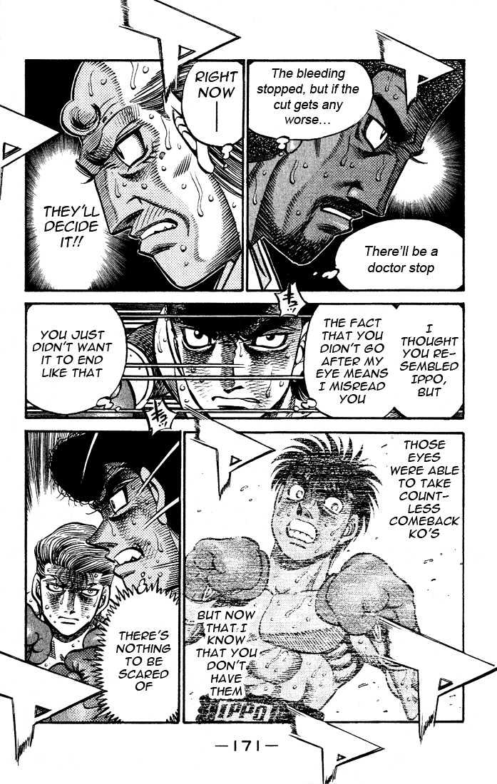 Hajime no Ippo Chapter 551 page 11 - Chapter 551 : The crash of power and technique