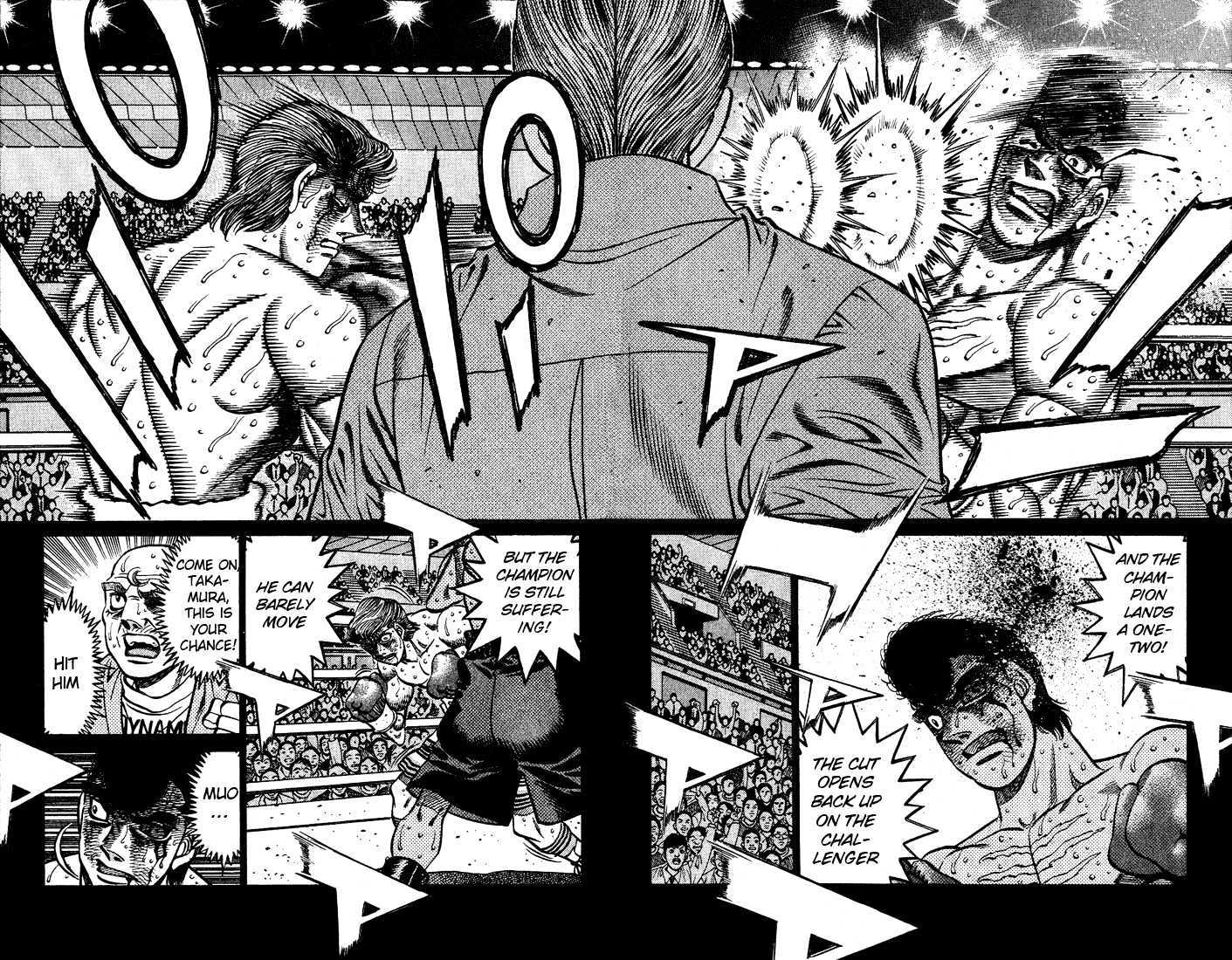 Hajime no Ippo Chapter 551 page 4 - Chapter 551 : The crash of power and technique