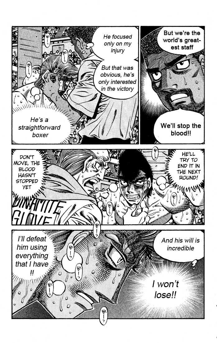 Hajime no Ippo Chapter 551 page 8 - Chapter 551 : The crash of power and technique