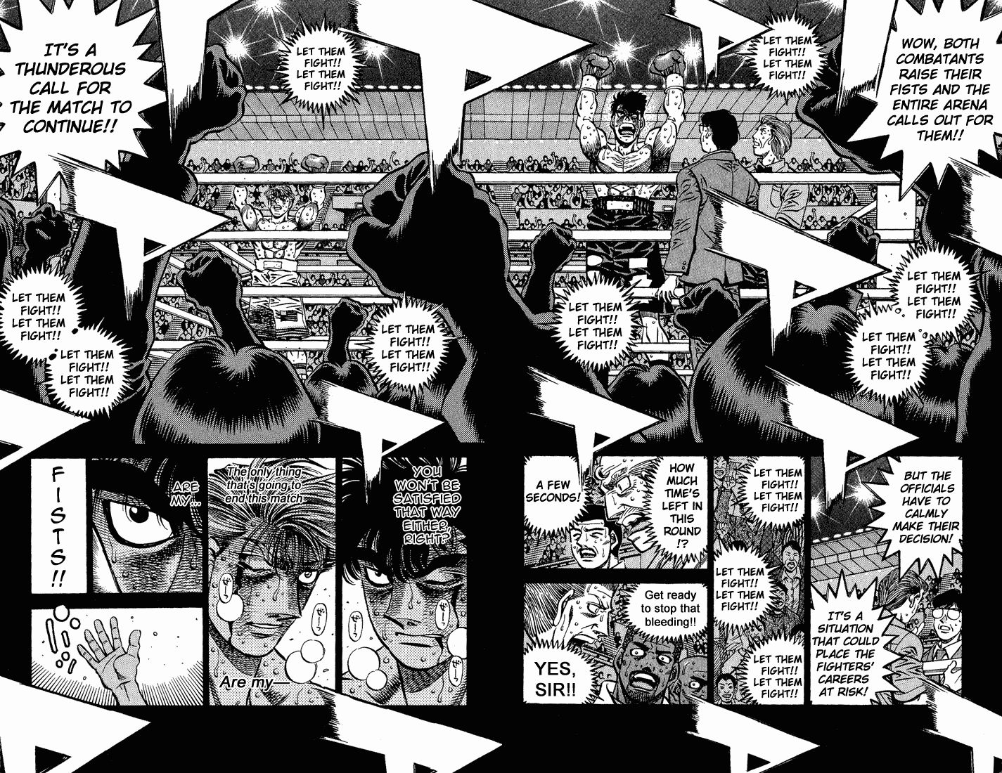 Hajime no Ippo Chapter 552.2 page 12 - Chapter 552 v2 : The Fighter's Feelings