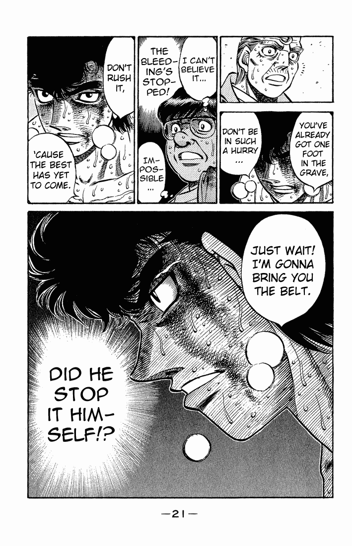 Hajime no Ippo Chapter 552.2 page 18 - Chapter 552 v2 : The Fighter's Feelings