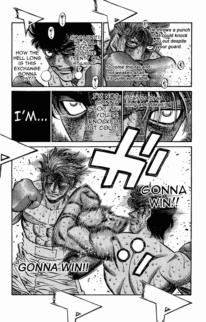 Hajime no Ippo Chapter 552.2 page 3 - Chapter 552 v2 : The Fighter's Feelings