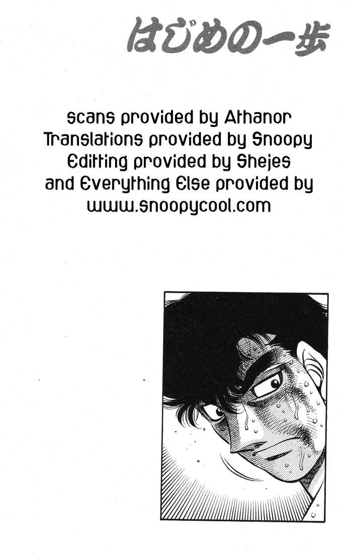 Hajime no Ippo Chapter 553 page 14 - Chapter 553 : Blood bath