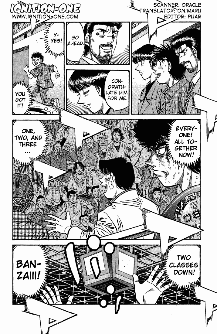 Hajime no Ippo Chapter 557.2 page 2 - Chapter 557 v2 : The World's Greatest Unrelated Son