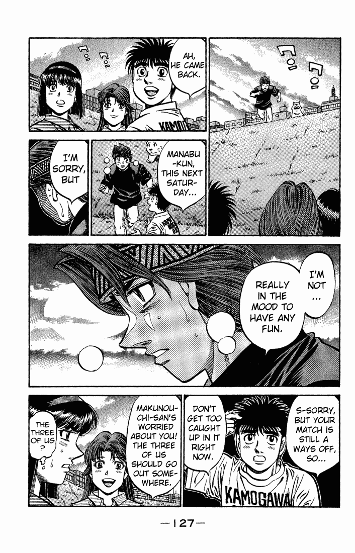 Hajime no Ippo Chapter 559.2 page 5 - Chapter 559 v2 : Itagaki's Determination