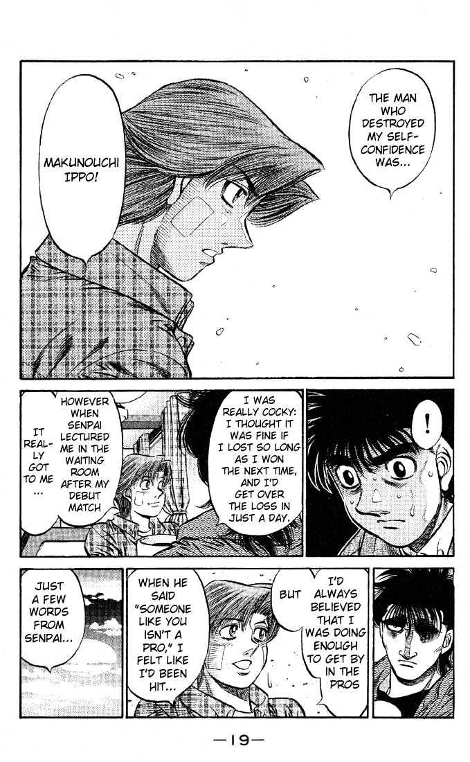 Hajime no Ippo Chapter 562 page 18 - Chapter 562 : The man who destroyed my self-confidence
