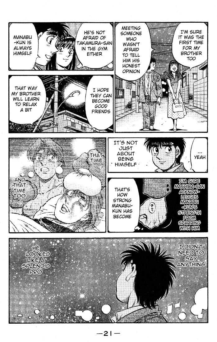 Hajime no Ippo Chapter 562 page 20 - Chapter 562 : The man who destroyed my self-confidence