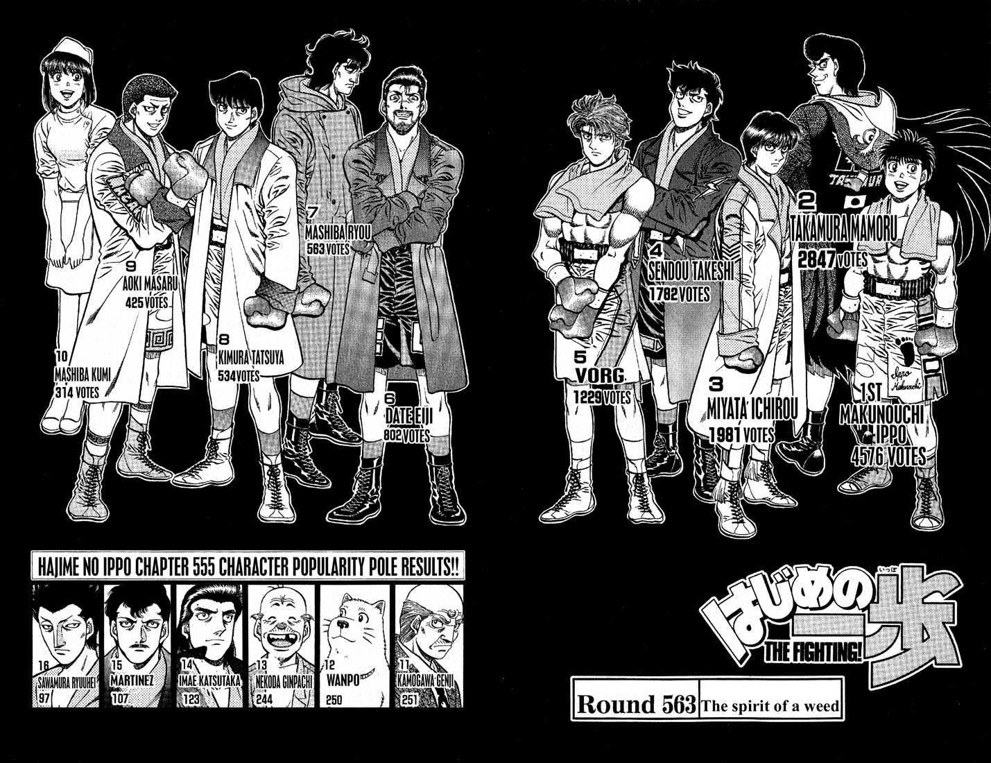 Hajime no Ippo Chapter 563 page 2 - Chapter 563 : The spirit of a weed