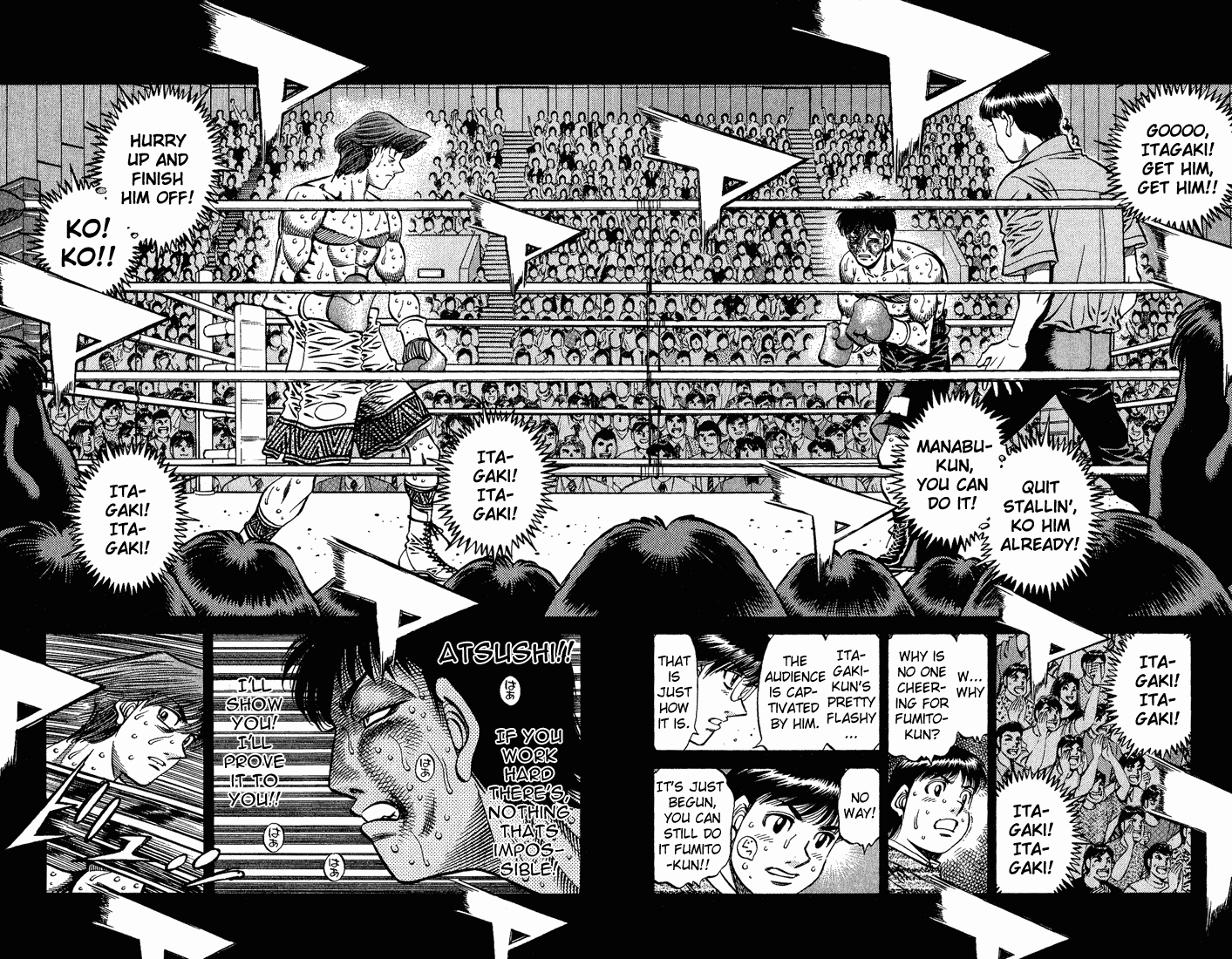 Hajime no Ippo Chapter 567.2 page 12 - Chapter 567 v2 : The Weed's Painful Memory